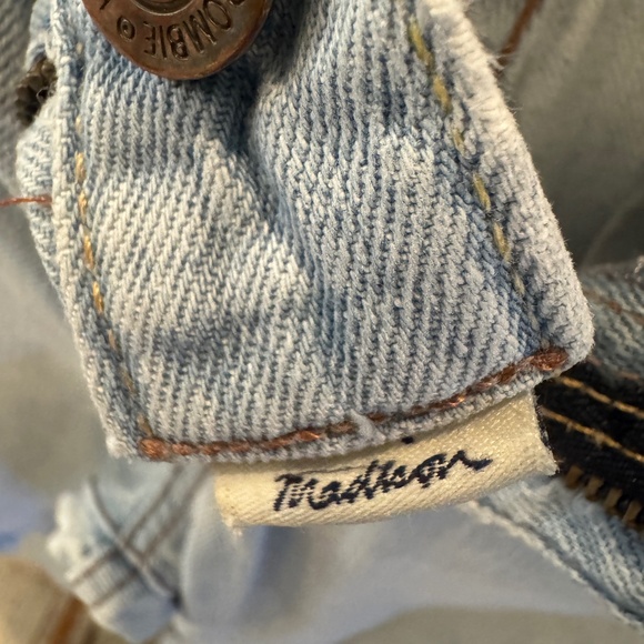 Vintage MADISON Abercrombie and Fitch DISTRESSED FLARE Jeans | 90's | 4R - Picture 2 of 14